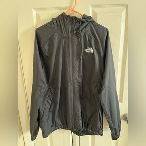 The north face black winder breaker size small